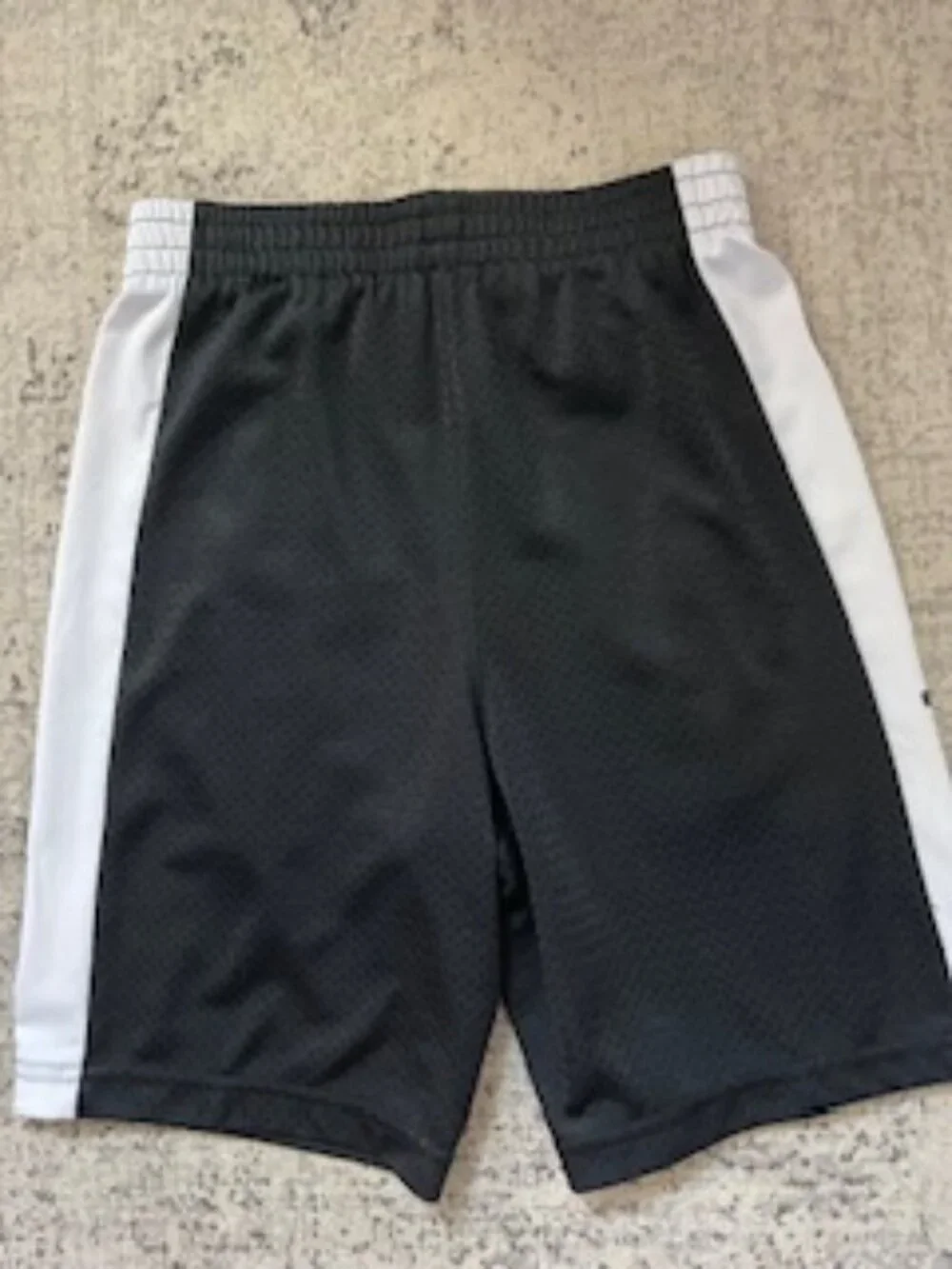 🧡3/15 Champion Big Boy Side Panel Logo Mesh Active Shorts Boys M